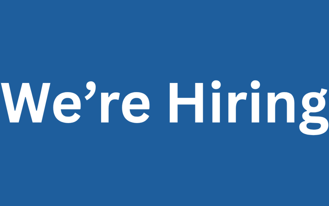 We’re Hiring – Operations Coordinator